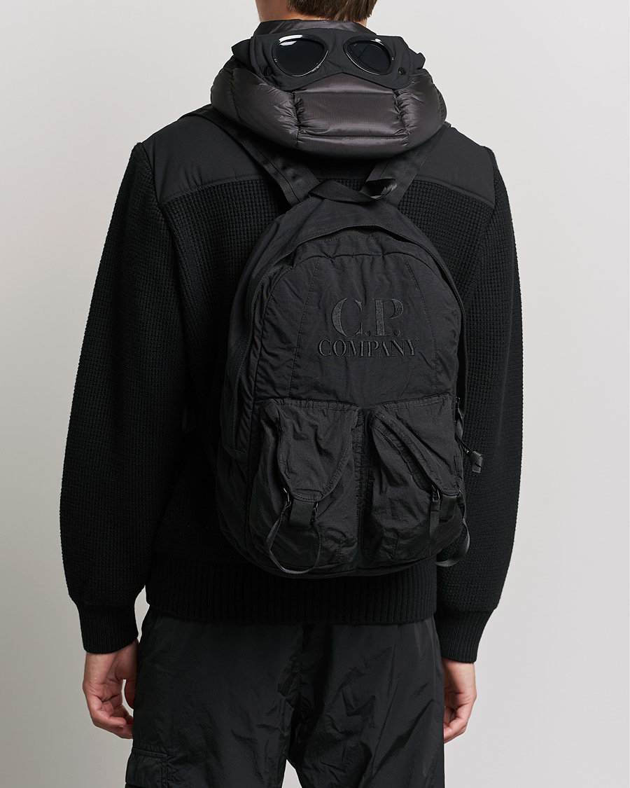 Homme | C.P. Company Taylon P Mixed Backpack Black | C.P. Company | Taylon P Mixed Backpack Black