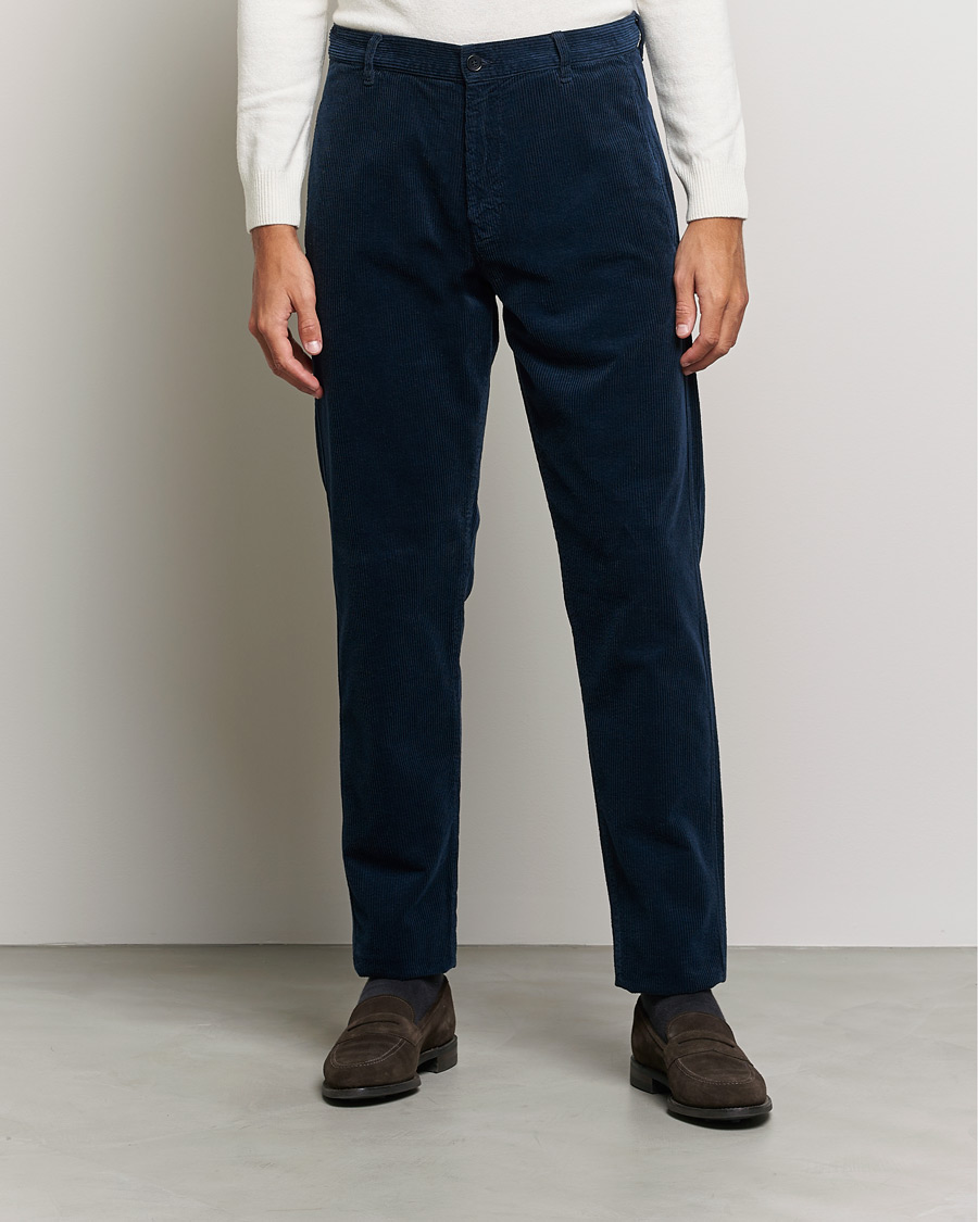 Homme | Pantalons | Aspesi | Corduroy Pants Navy