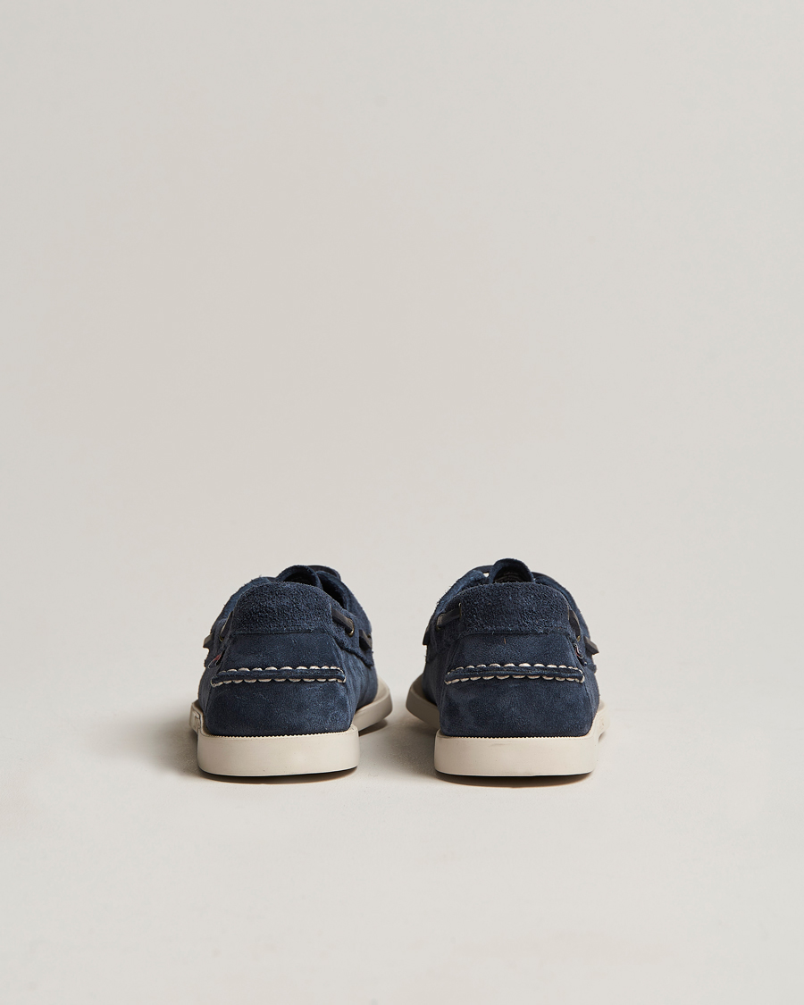 Homme | Chaussures Bateau | Sebago | Docksides Suede Boat Shoe Blue Navy