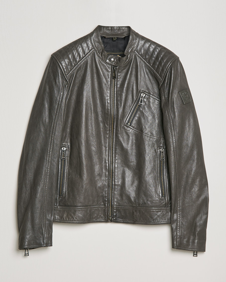 Homme | Manteaux Et Vestes | Belstaff | V Racer 2.0 Leather Jacket Dark Grey