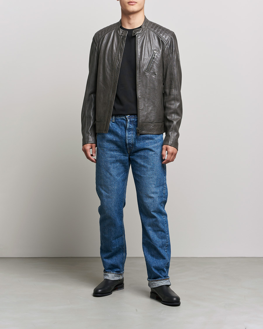 Homme | Manteaux Et Vestes | Belstaff | V Racer 2.0 Leather Jacket Dark Grey