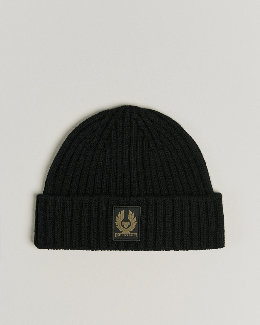 Homme | Belstaff Watch Wool Beanie Black | Belstaff | Watch Wool Beanie Black
