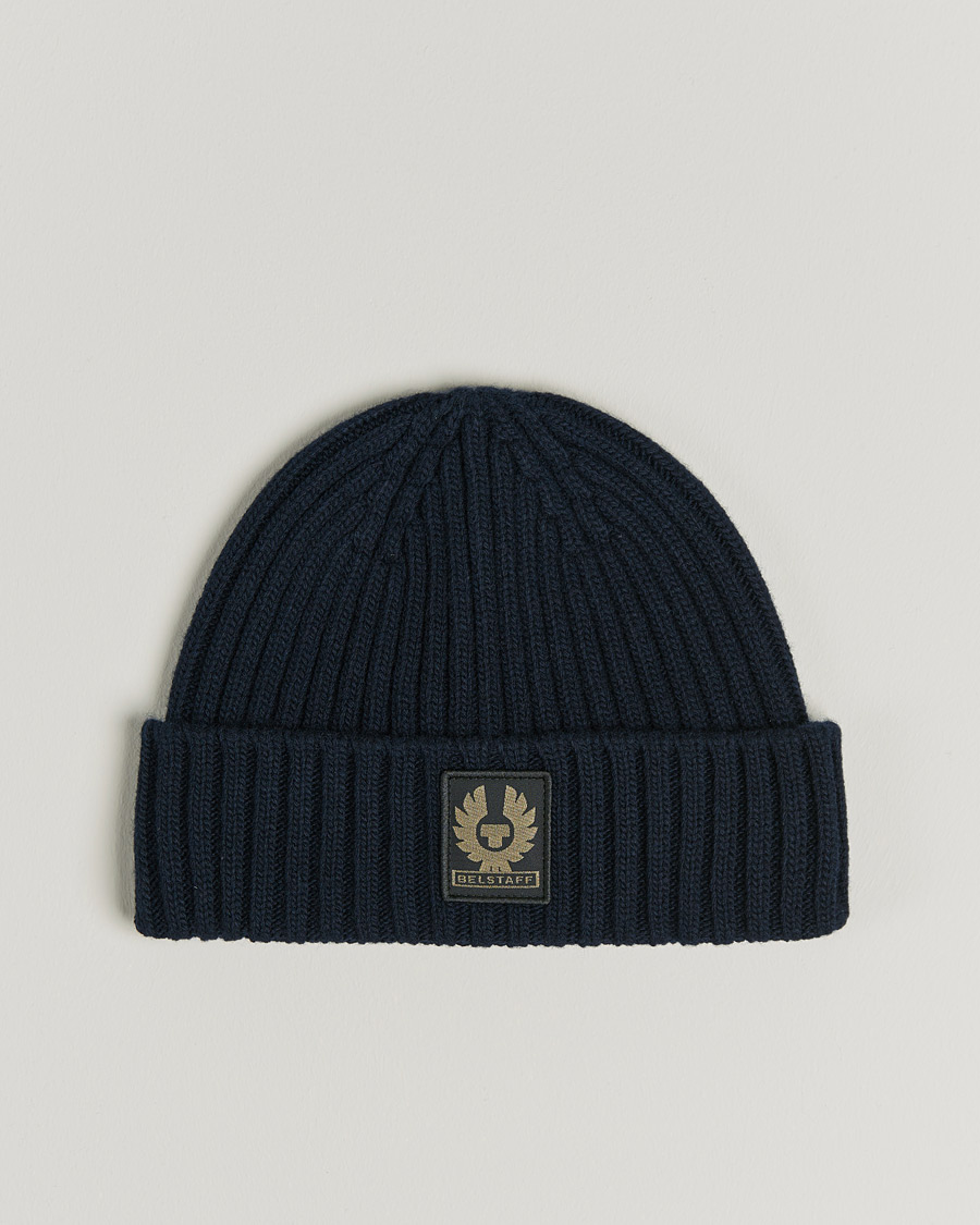 Homme | Belstaff Watch Wool Beanie Dark Navy | Belstaff | Watch Wool Beanie Dark Navy