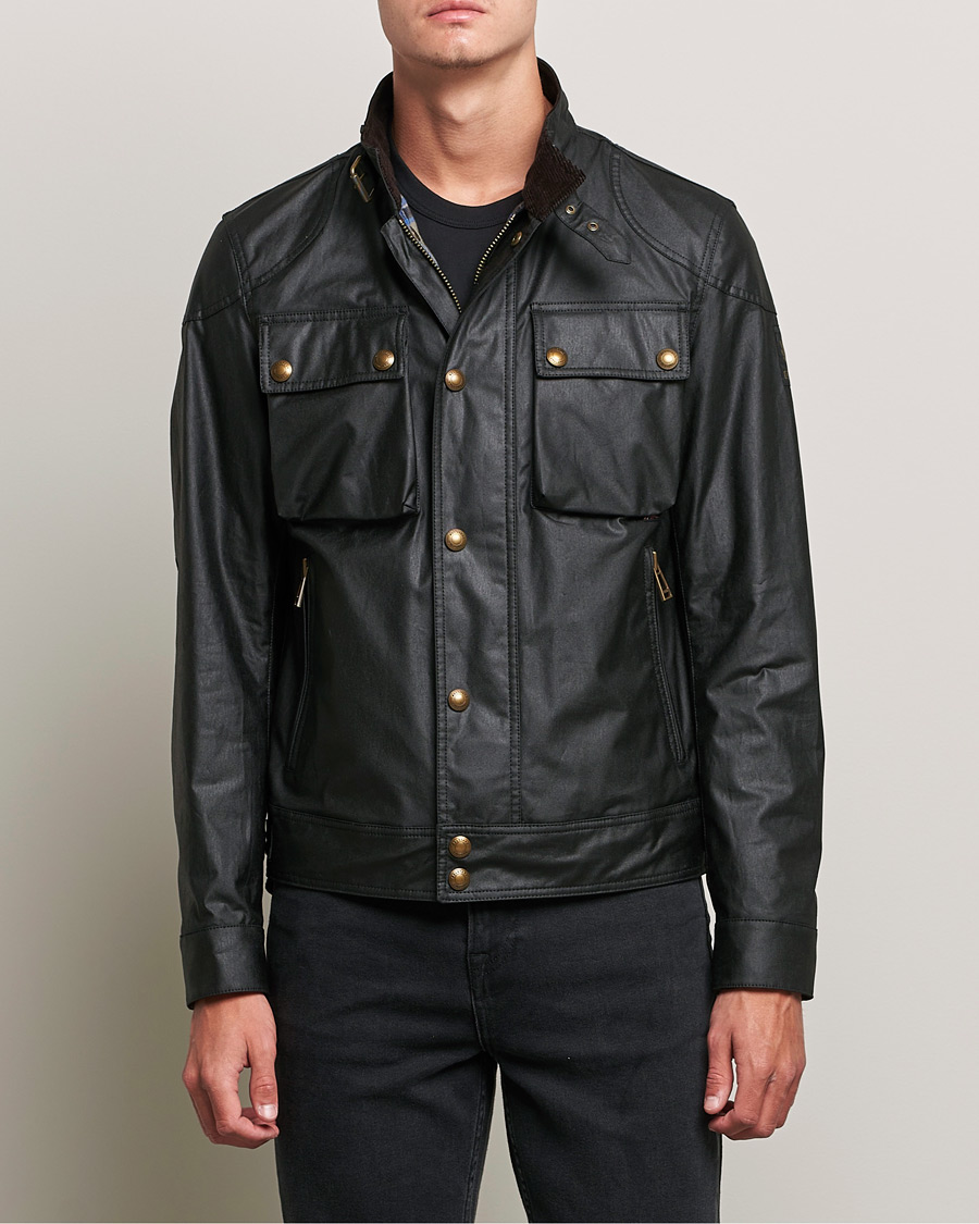 Homme | Manteaux Et Vestes | Belstaff | Racemaster Waxed Jacket Black