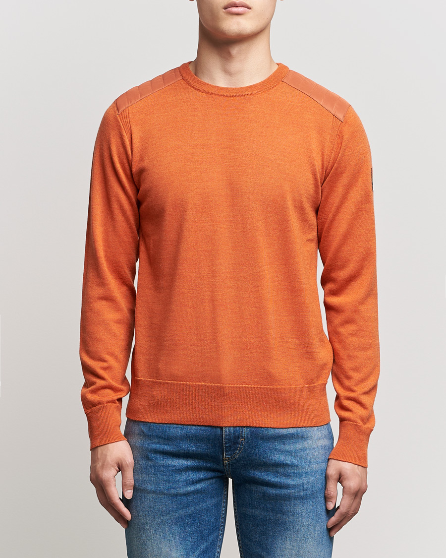Heren | Truien | Belstaff | Kerrigan Crew Neck Merino Sweatshirt Amber