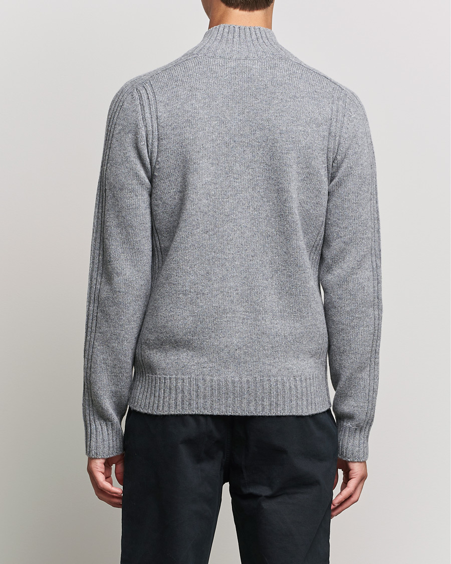 Homme | Pulls Et Tricots | Belstaff | Watch Full Zip Wool Cardigan Pale Grey Melange