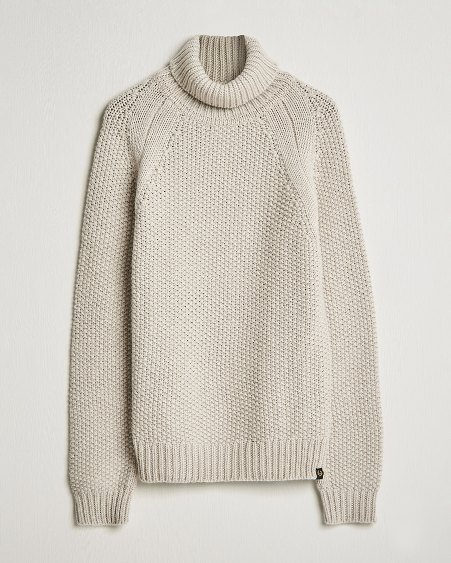 Homme | Pulls Et Tricots | Belstaff | Manor Wool Rollneck Fawn