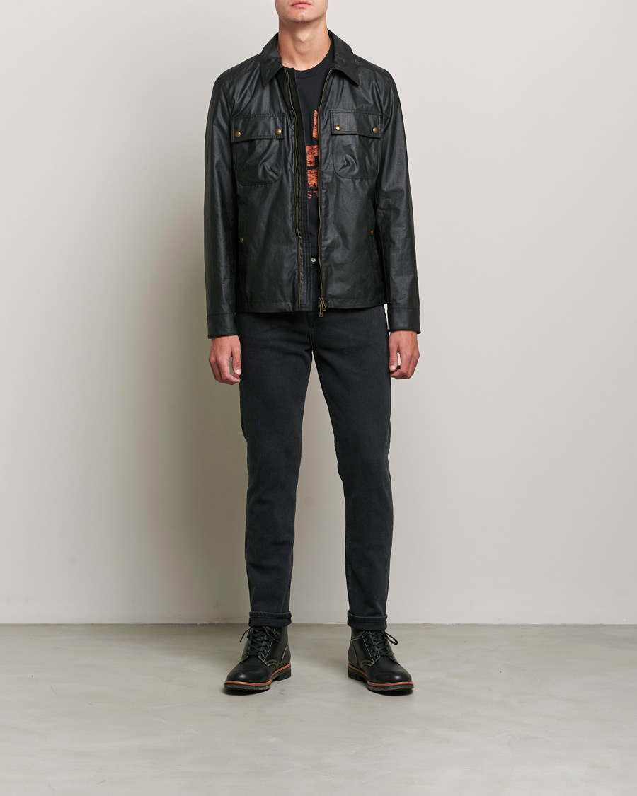 Homme | Manteaux Et Vestes | Belstaff | Tour Waxed Shirt Jacket Black