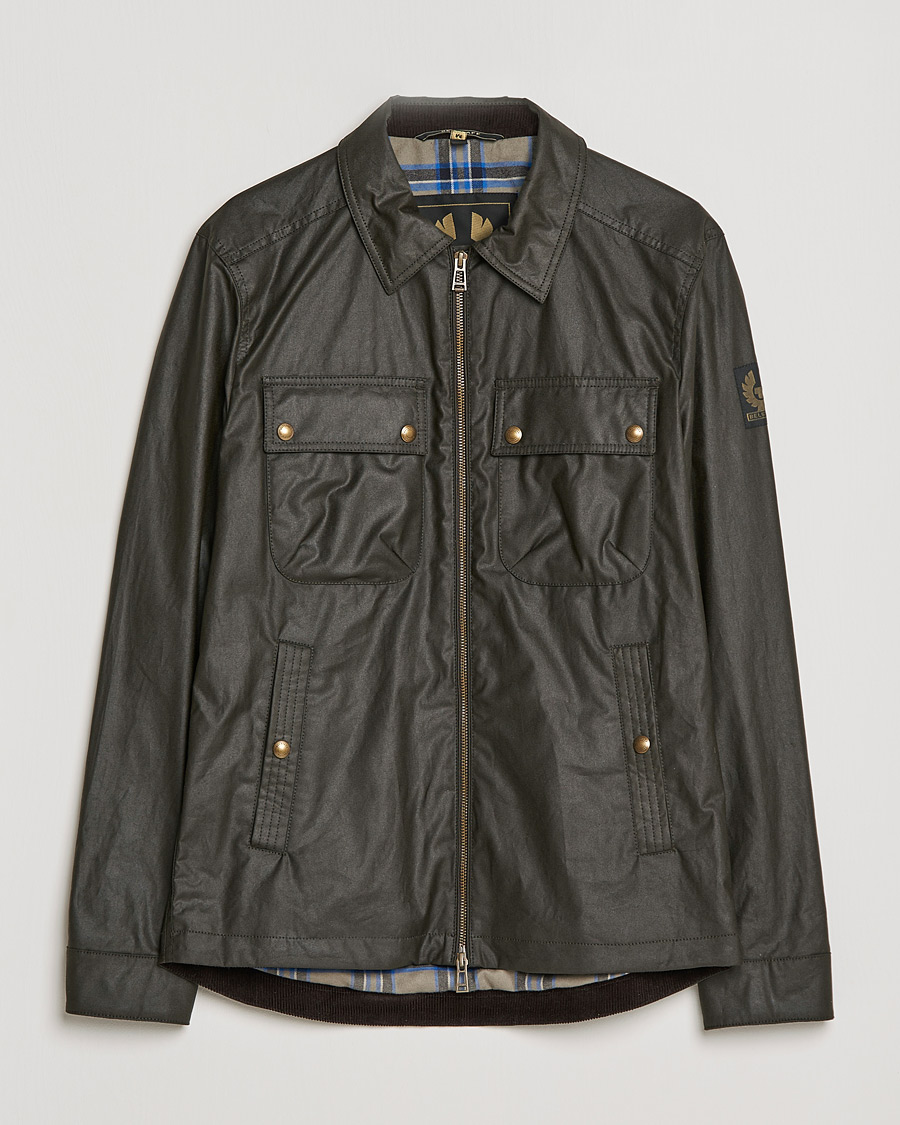 Heren | Jassen | Belstaff | Tour Waxed Shirt Jacket Faded Olive