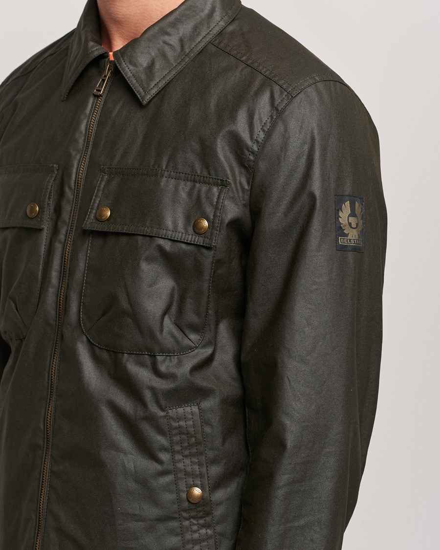 Heren | Jassen | Belstaff | Tour Waxed Shirt Jacket Faded Olive