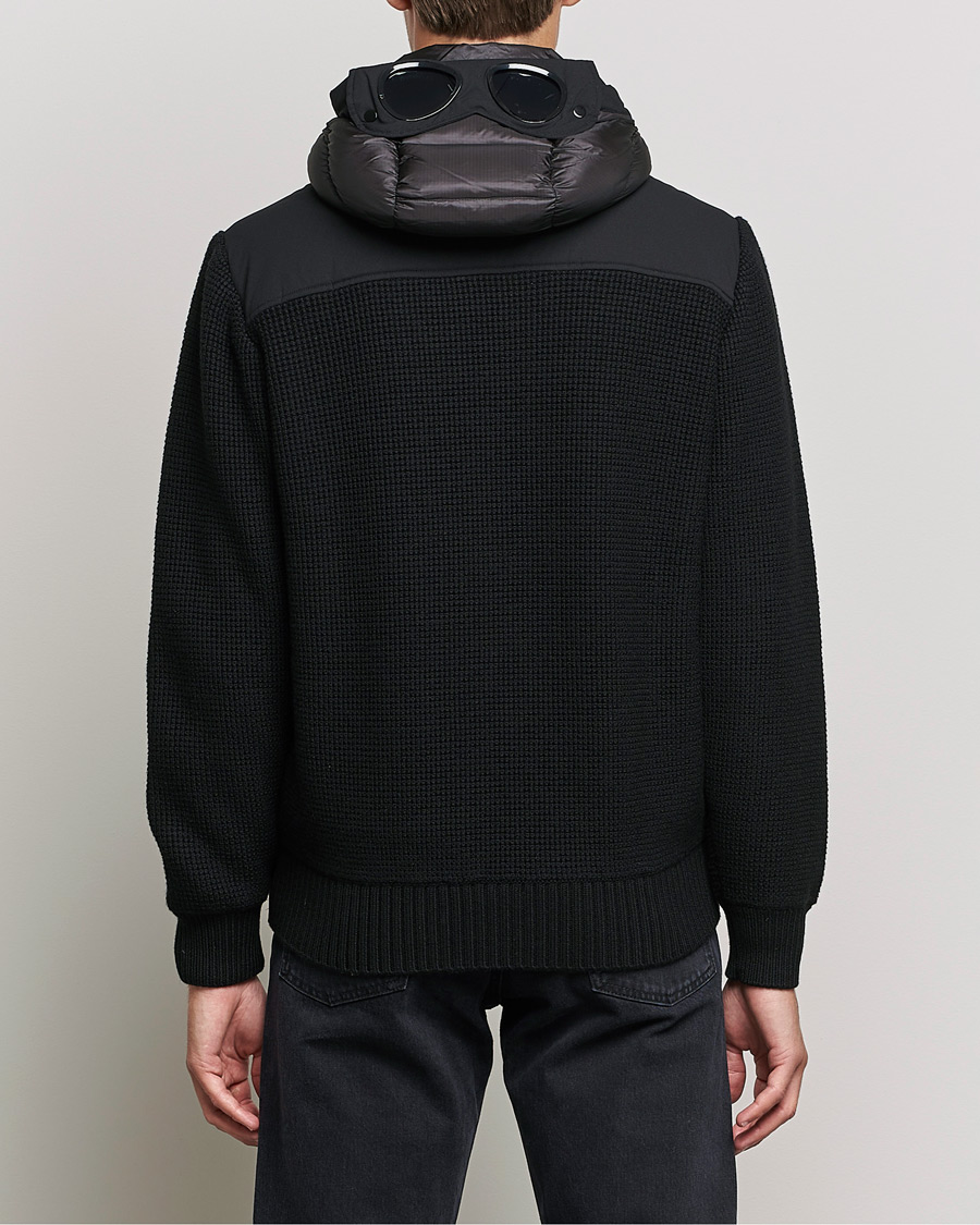Heren | Jassen | C.P. Company | Merino Nylon Mixed Hybrid Jacket Black