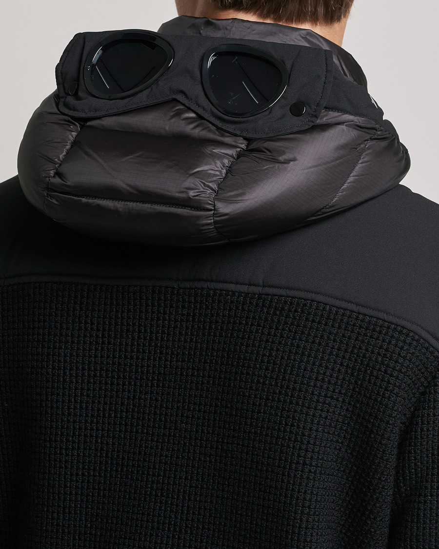 Heren | Jassen | C.P. Company | Merino Nylon Mixed Hybrid Jacket Black