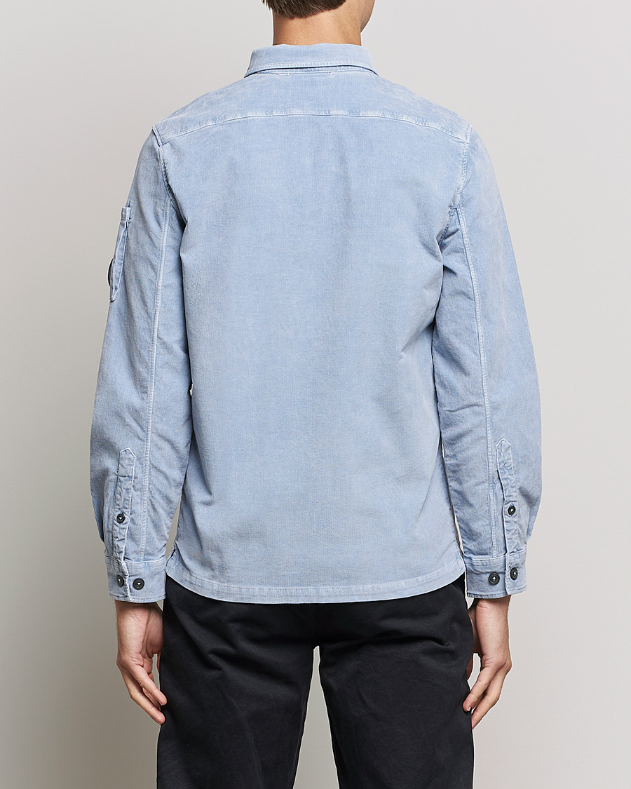 Heren | Overhemden | C.P. Company | Corduroy Lens Overshirt Light Blue