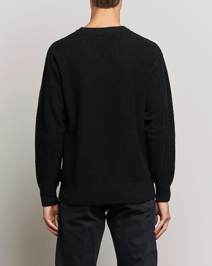 Heren | Truien | C.P. Company | Structured Lambswool Lens Roundneck Black