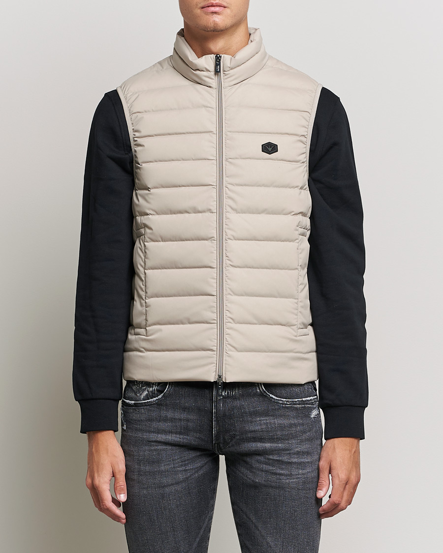 Homme | Manteaux Et Vestes | Emporio Armani | Light Down Vest Beige