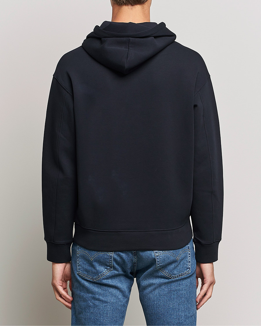 Heren | Truien | Emporio Armani | Printed Hoodie Navy