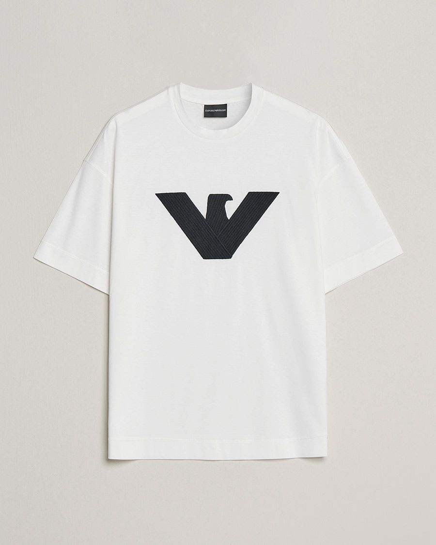 Heren | T-shirts | Emporio Armani | Logo Cotton Tee White