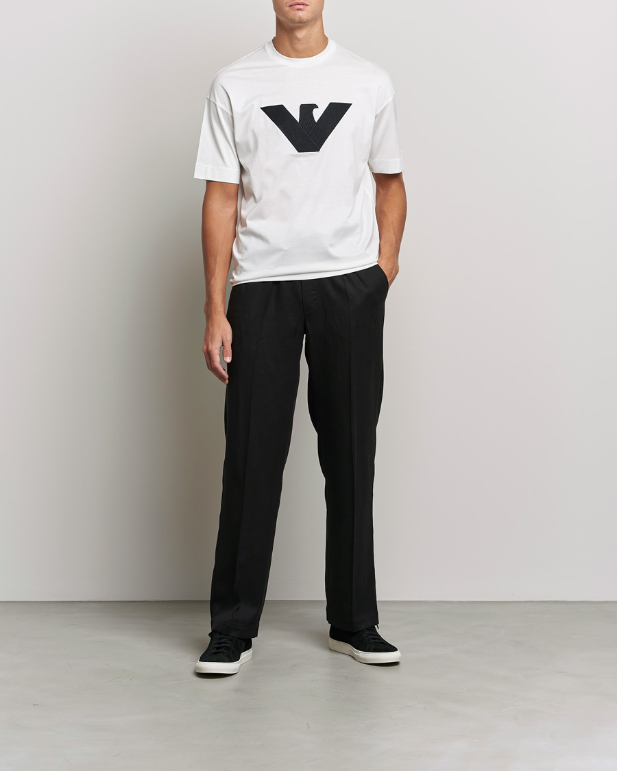 Heren | T-shirts | Emporio Armani | Logo Cotton Tee White