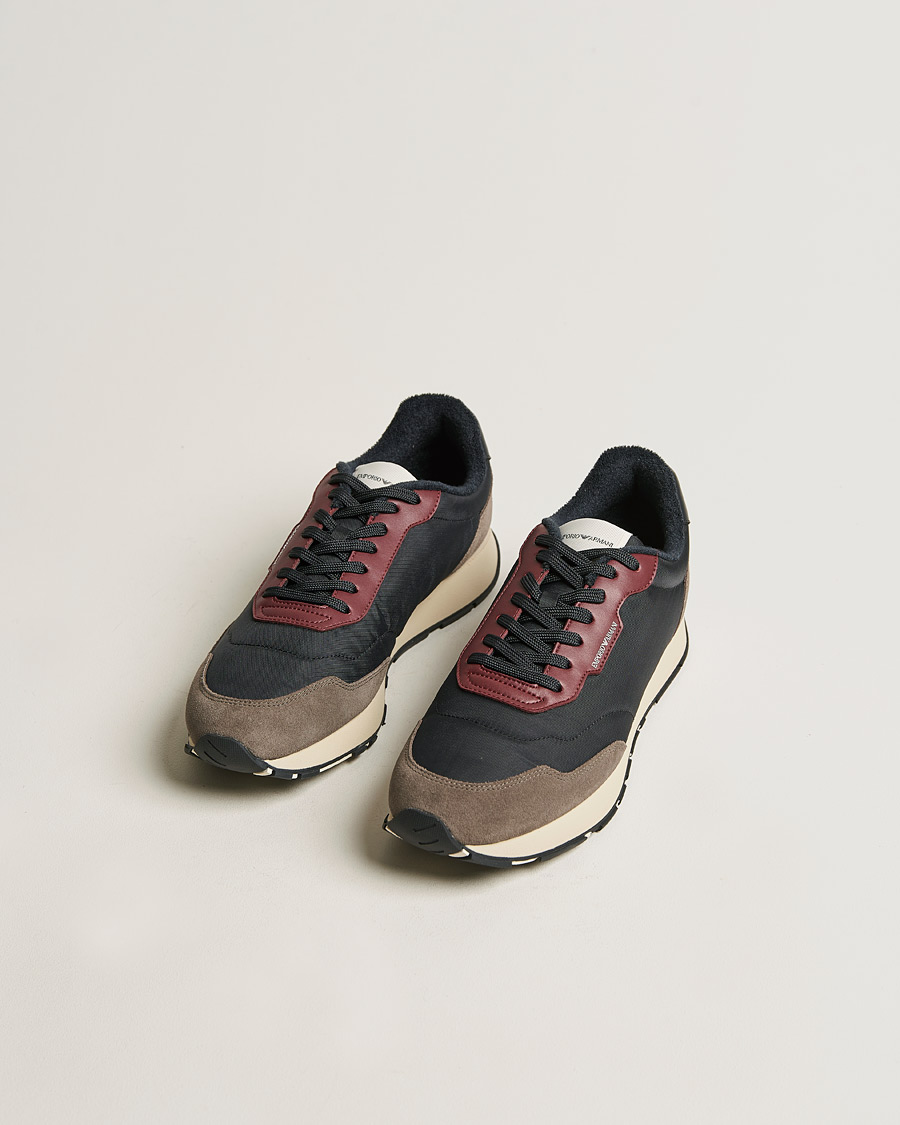 Homme | Emporio Armani Running Sneaker Black | Emporio Armani | Running Sneaker Black