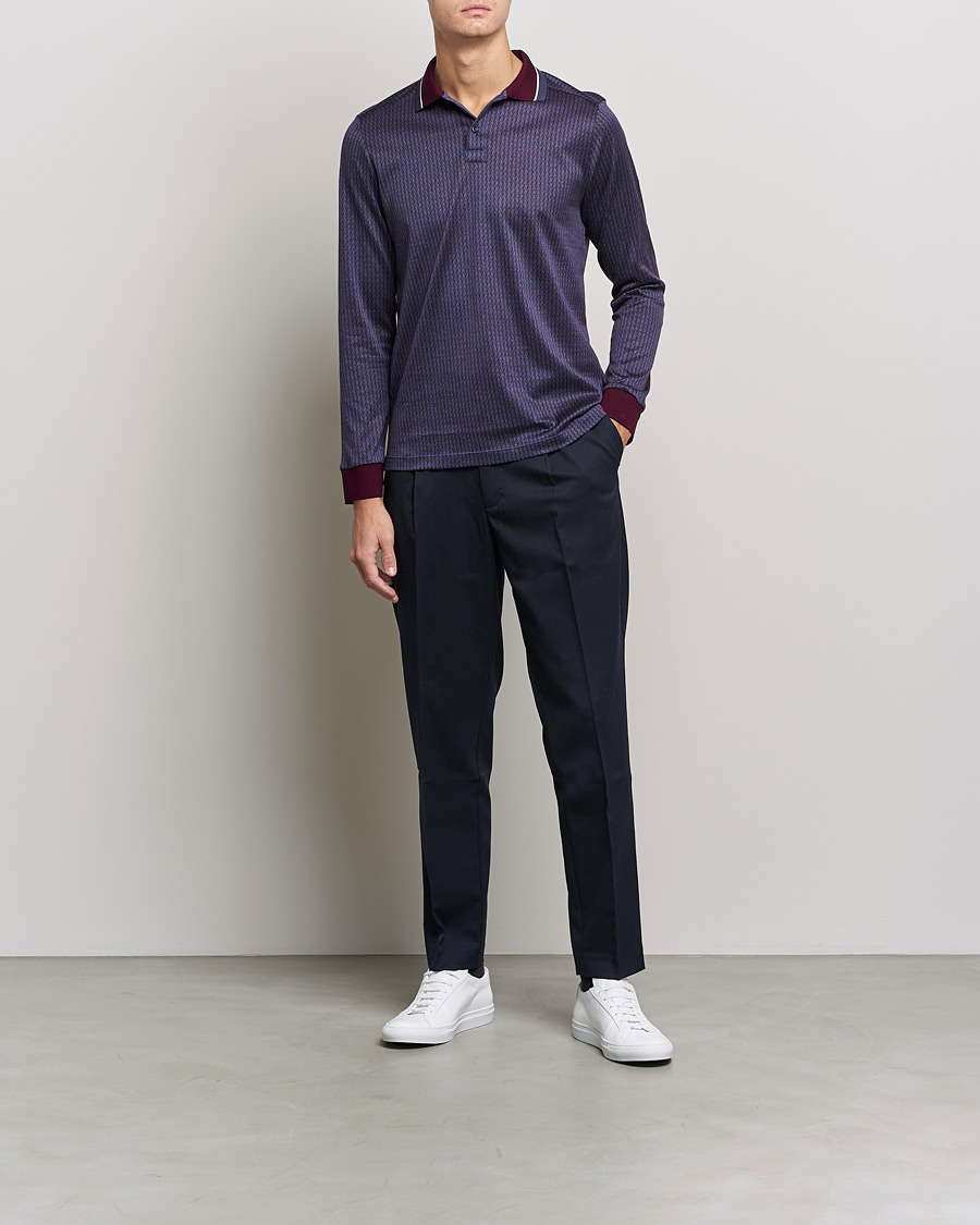 Homme | Pulls Et Tricots | Eton | Jacuard Polo Shirt Red