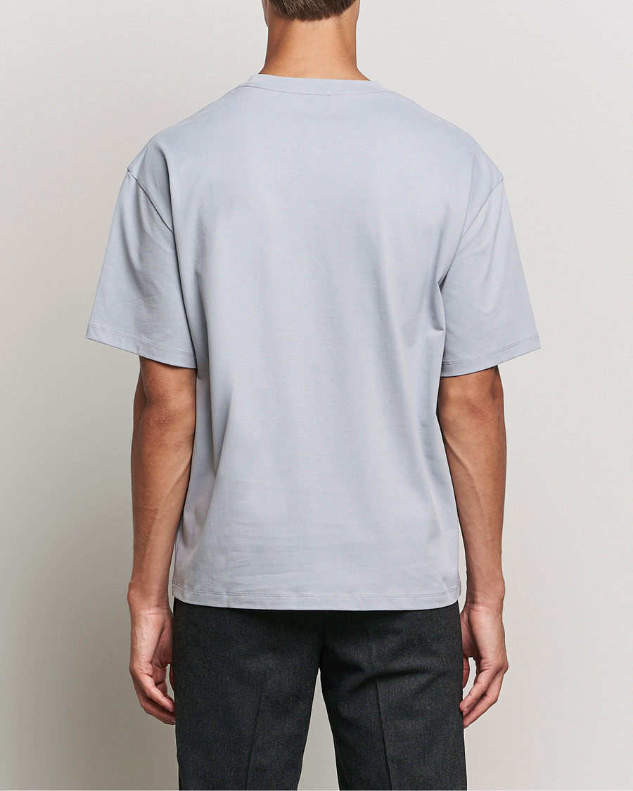 Homme | T-shirts | Filippa K | Brushed Cotton Tee Fog Blue