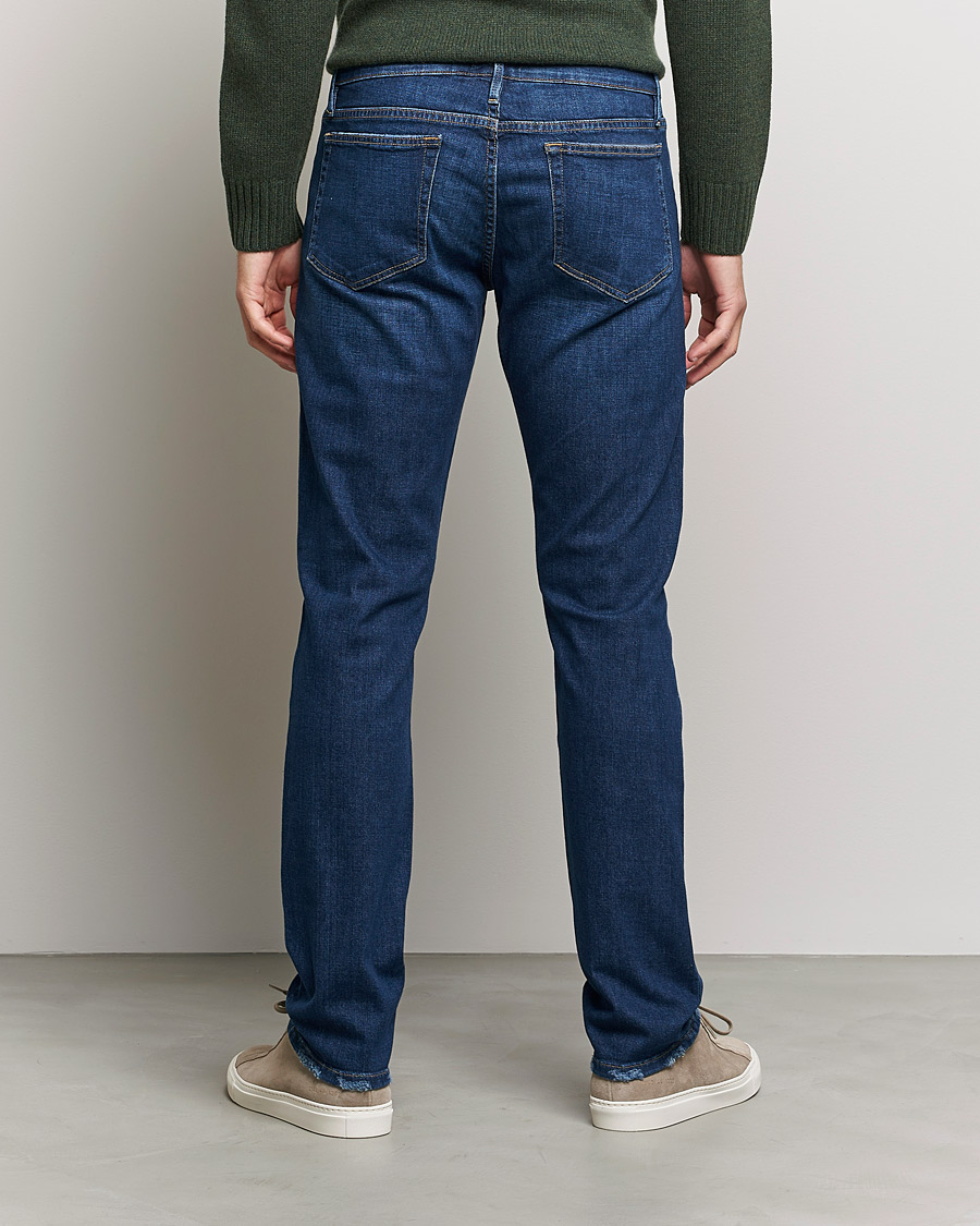 Homme | Jeans | FRAME | L´Homme Slim Stretch Degradable Jeans Indigo Land