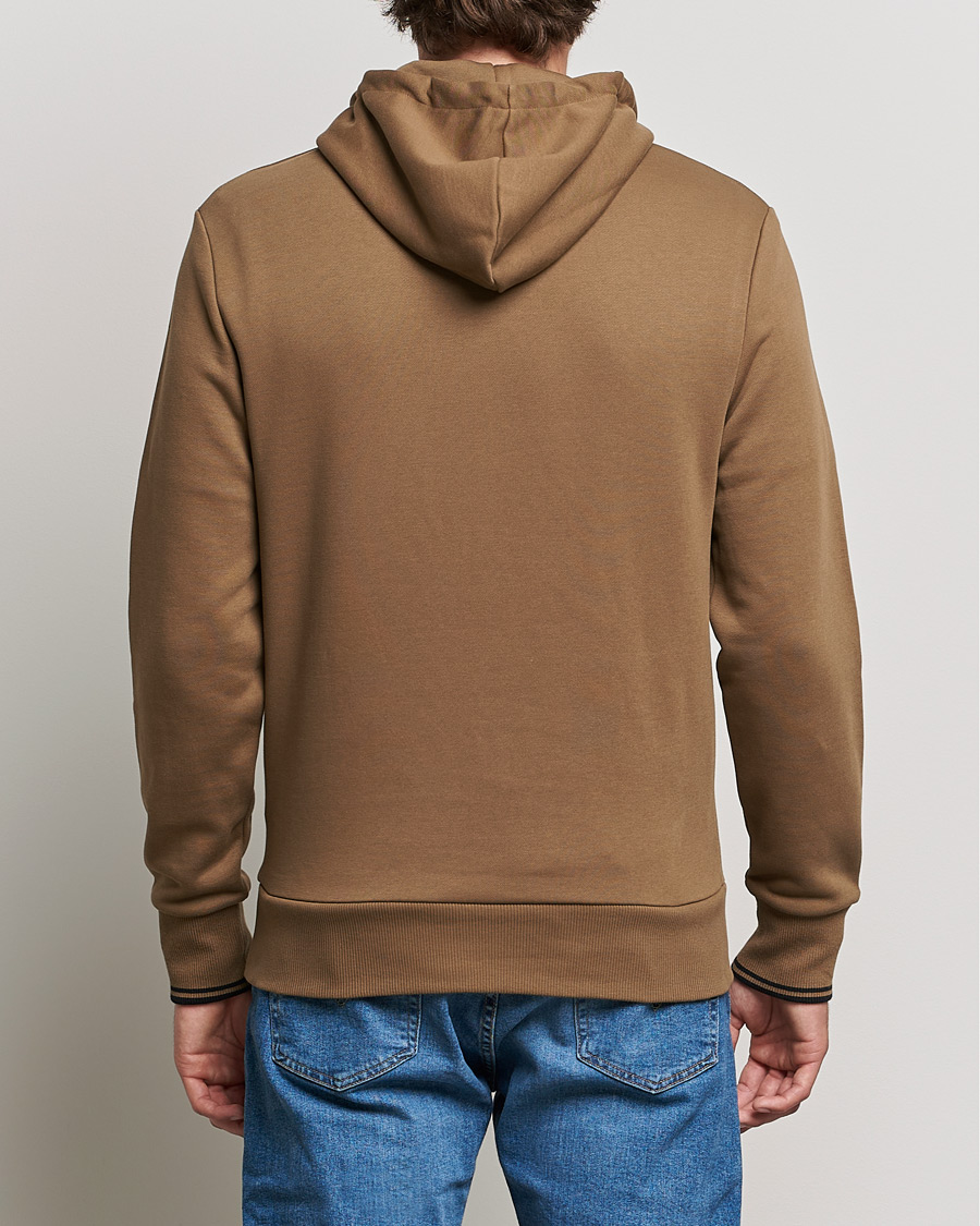 Heren | Truien | Fred Perry | Twin Tipped Hooded Sweatshirt Shadded Stone