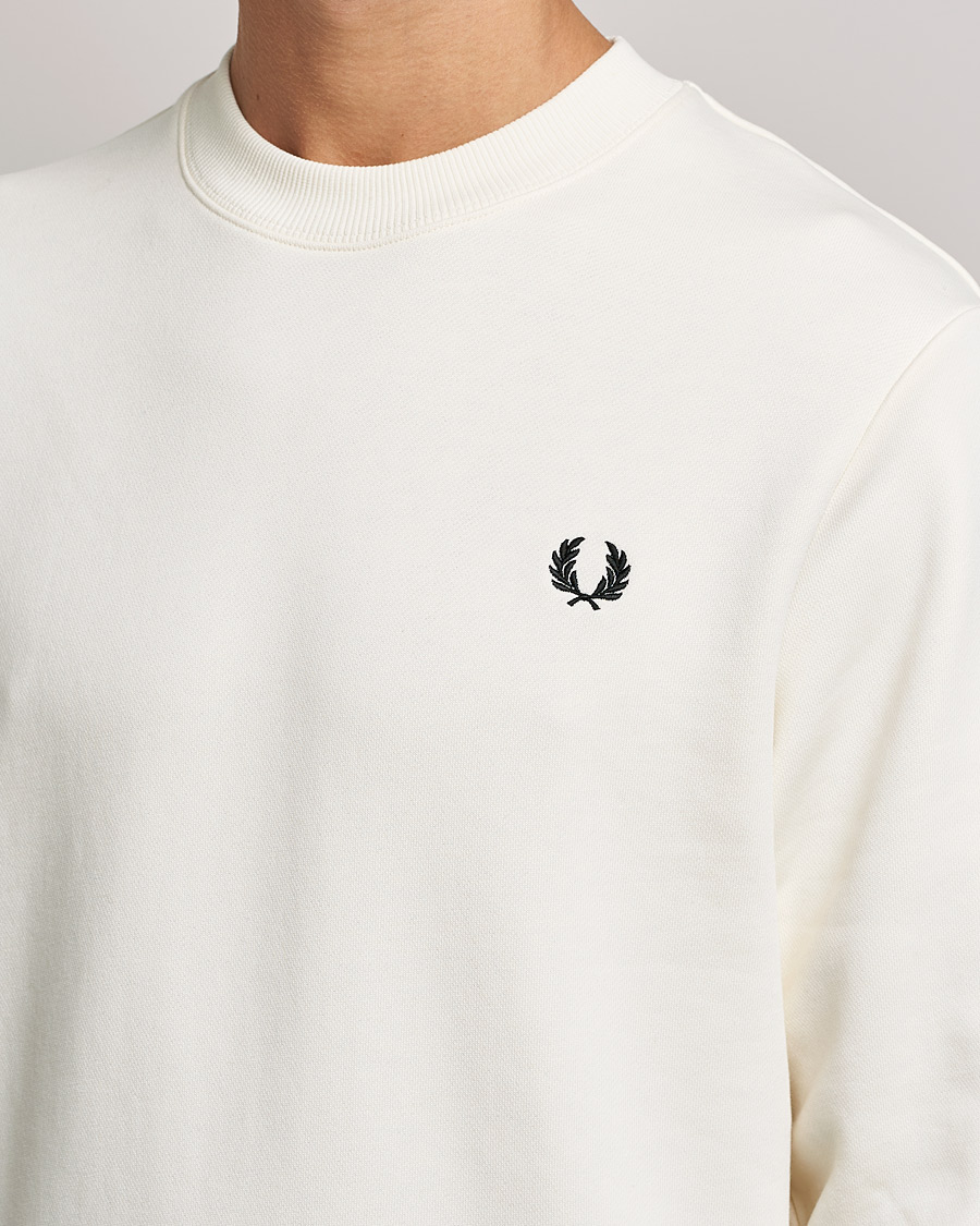 Heren | Truien | Fred Perry | Crew Neck Sweatshirt Ecru