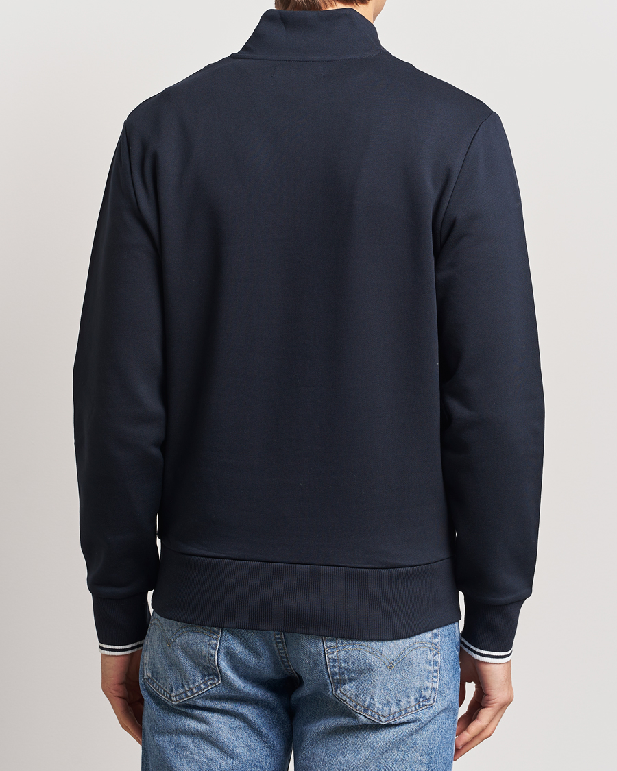 Heren | Truien | Fred Perry | Half Zip Sweatshirt Navy