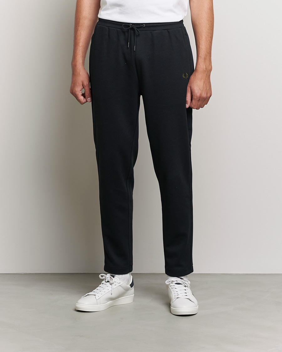 Homme | Pantalons | Fred Perry | Knitted Tapped Track Pant Black
