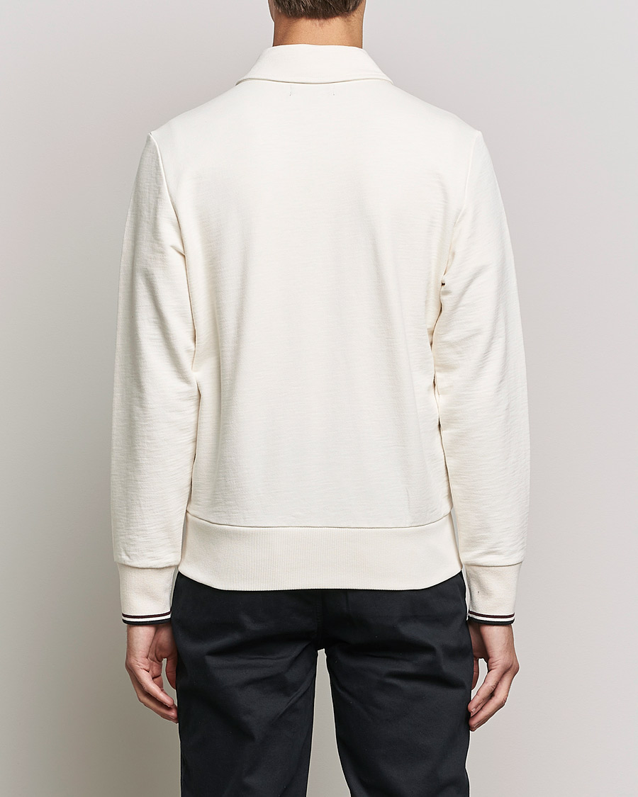 Homme | Pulls Et Tricots | Fred Perry | Zip Though Sweatshirt Ecru