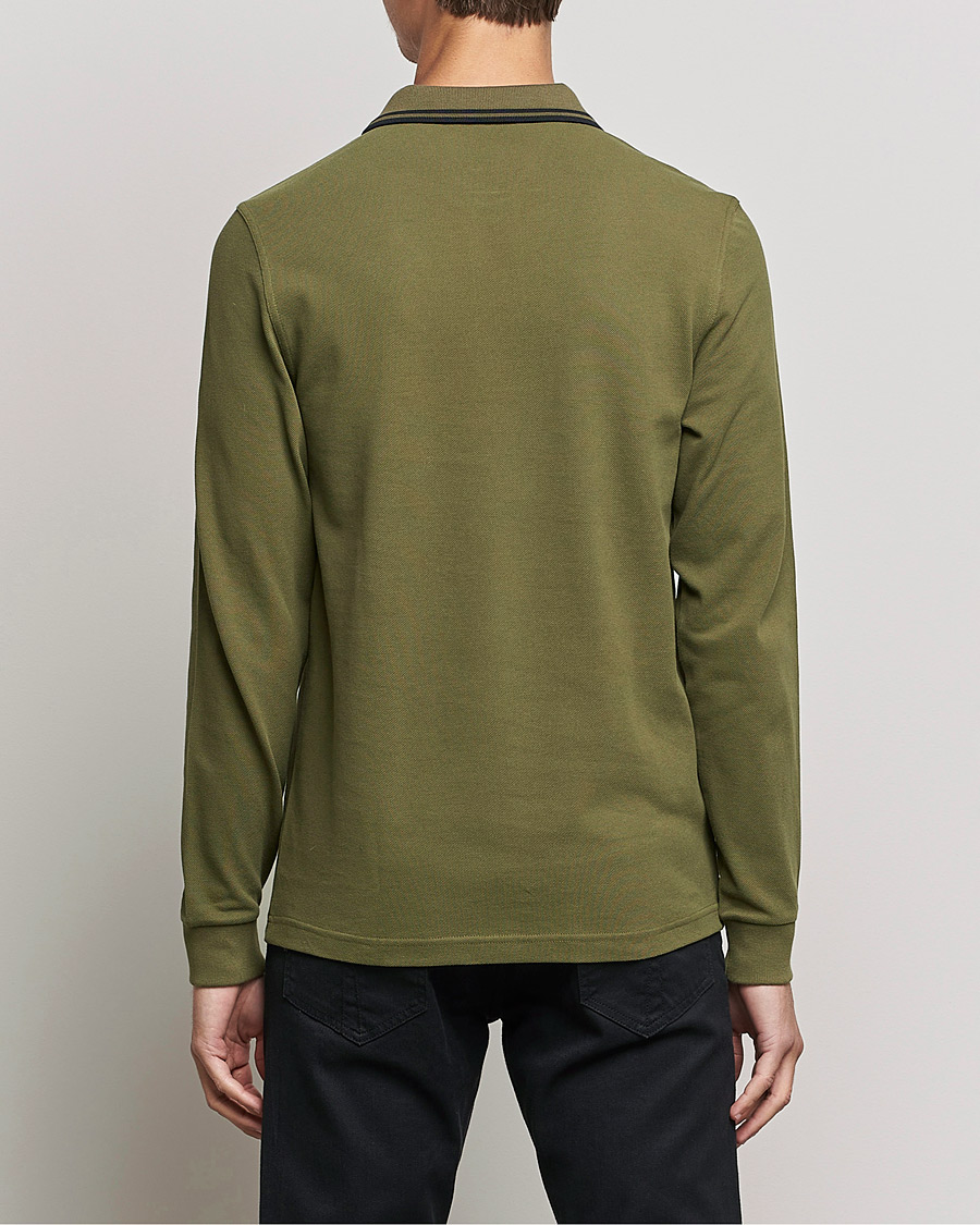 Homme | Pulls Et Tricots | Fred Perry | Long Sleeve Twin Tipped Shirt Uniform Green