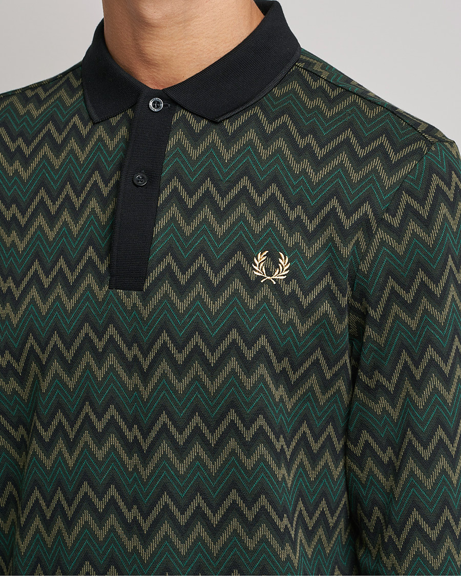 Homme | Pulls Et Tricots | Fred Perry | Jaquard Polo Shirt Night Green