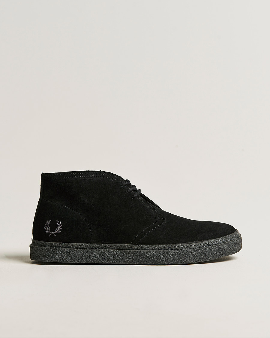Homme | Fred Perry Hawley Suede Chukka Boot Black | Fred Perry | Hawley Suede Chukka Boot Black
