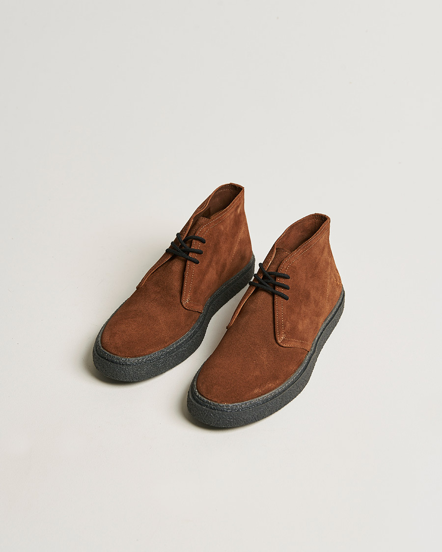 Homme | Fred Perry Hawley Suede Chukka Boot Ginger | Fred Perry | Hawley Suede Chukka Boot Ginger