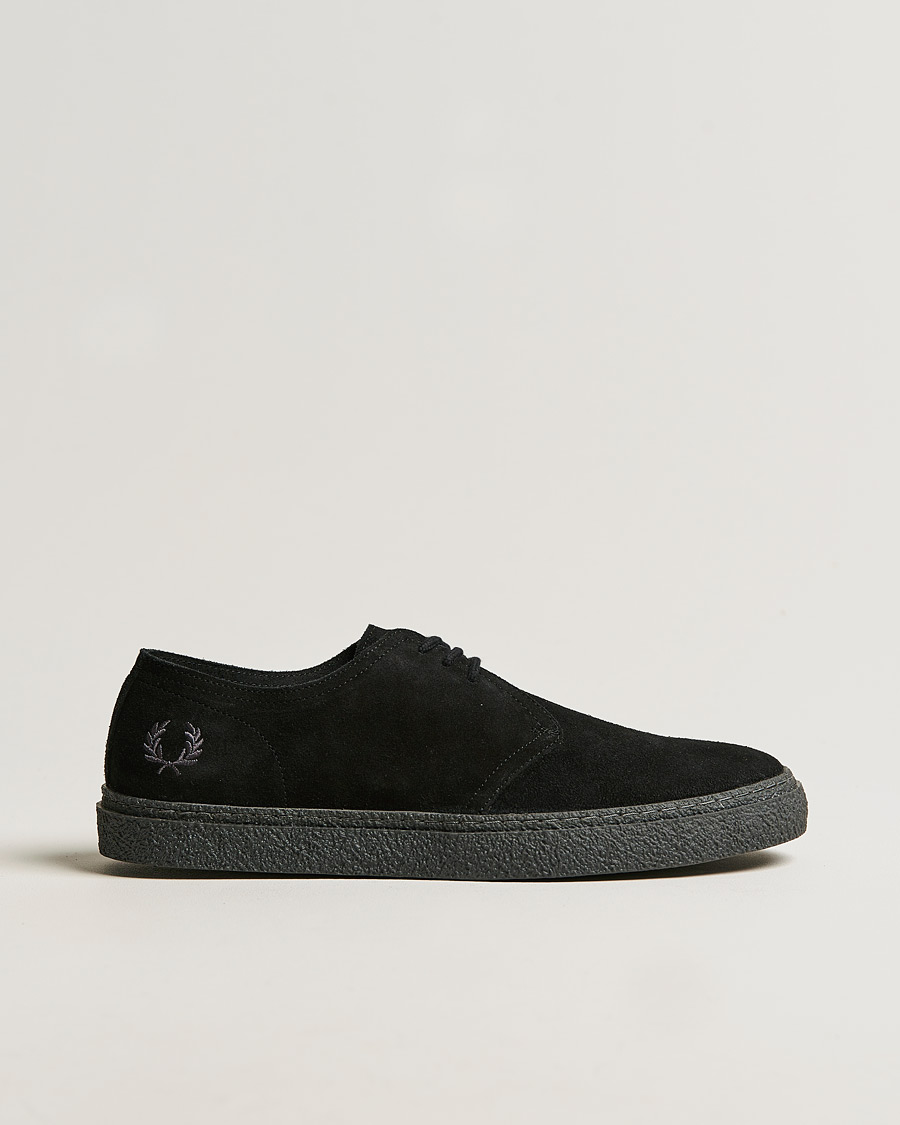 Homme | Fred Perry Linden Suede Derby Black | Fred Perry | Linden Suede Derby Black