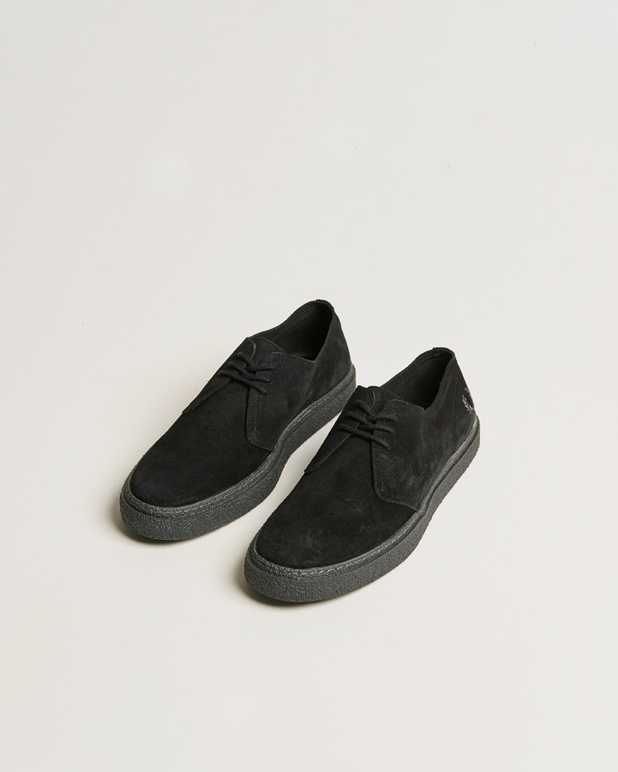 Homme | Fred Perry Linden Suede Derby Black | Fred Perry | Linden Suede Derby Black