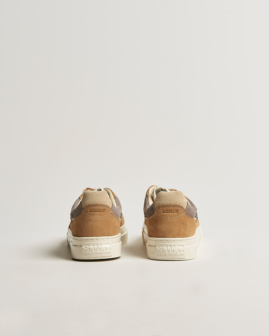 Homme | Stepney Workers Club Pearl S-Strike Suede Sneaker Earth/Navy | Stepney Workers Club | Pearl S-Strike Suede Sneaker Earth/Navy