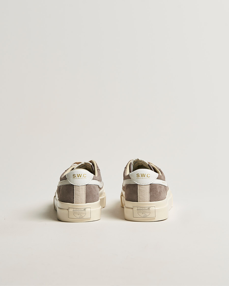 Homme | Stepney Workers Club Dellow S-Strike Suede Sneaker Grey/White | Stepney Workers Club | Dellow S-Strike Suede Sneaker Grey/White