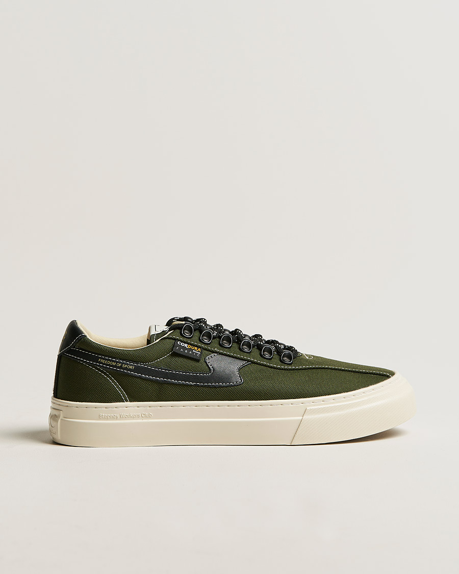 Homme | Stepney Workers Club Dellow S-Strike Cup Cordura Sneaker Military/Black | Stepney Workers Club | Dellow S-Strike Cup Cordura Sneaker Military/Black