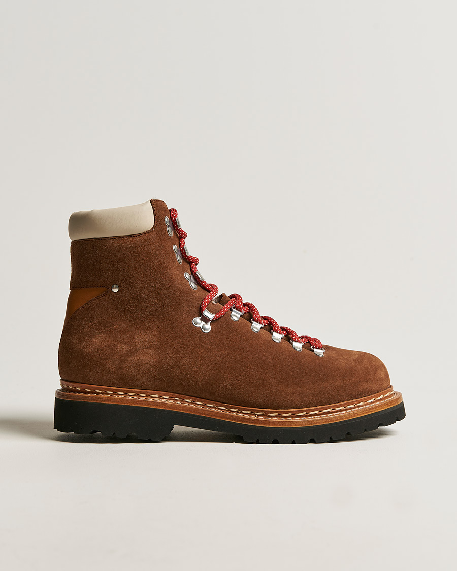 Heren | Heschung Iseran Fur Lined Suede Mountain Boot Brown | Heschung | Iseran Fur Lined Suede Mountain Boot Brown