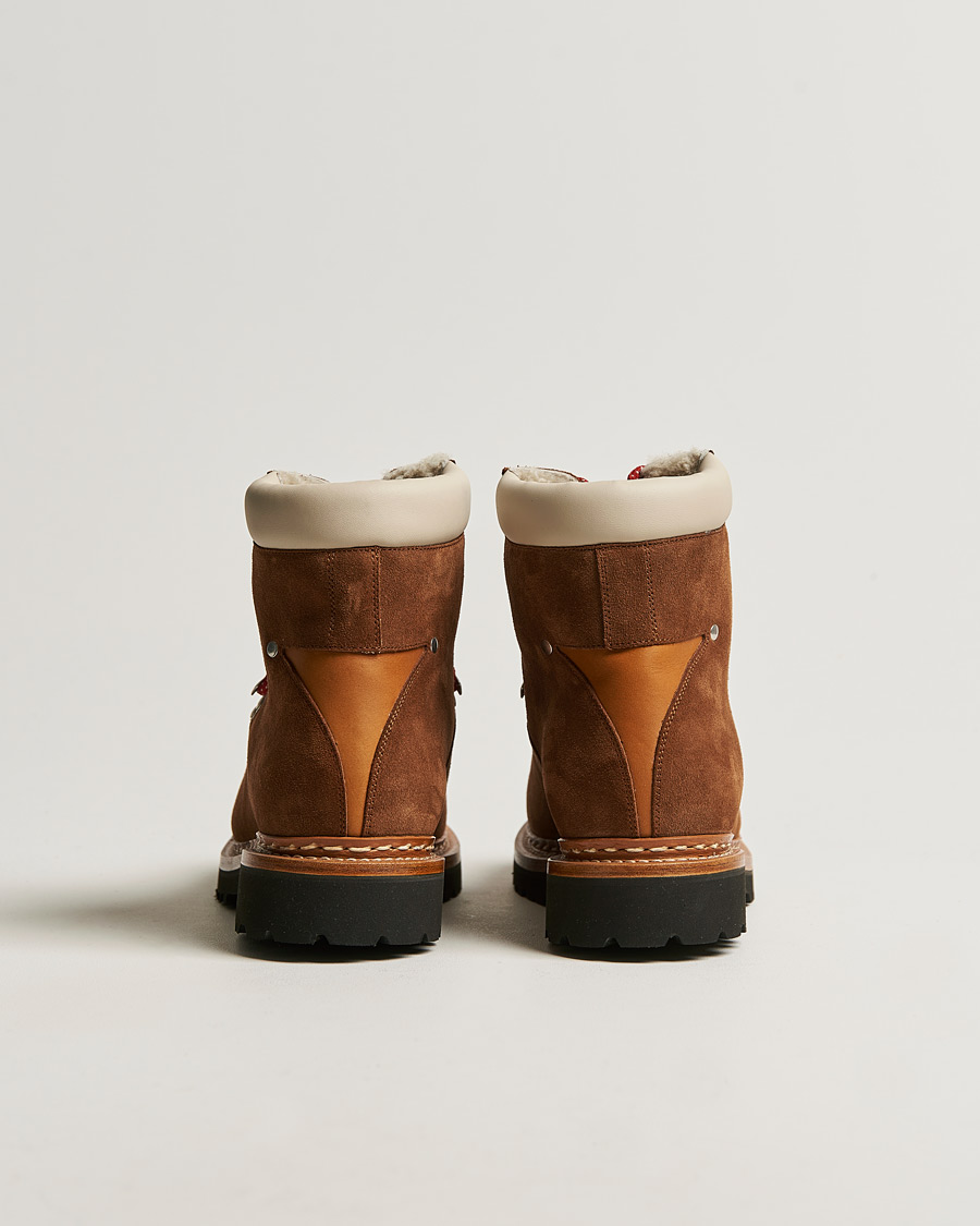 Heren | Heschung Iseran Fur Lined Suede Mountain Boot Brown | Heschung | Iseran Fur Lined Suede Mountain Boot Brown
