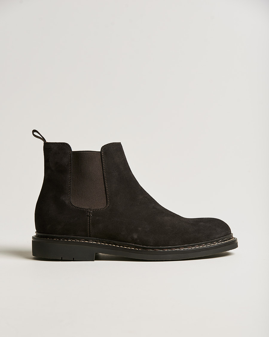 Homme | Heschung Tremble Hydrovelours Sude Boot Brown | Heschung | Tremble Hydrovelours Sude Boot Brown