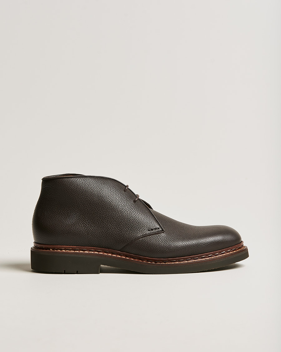 Heren | Heschung Genet Calf Chukka Boot Dark Brown | Heschung | Genet Calf Chukka Boot Dark Brown