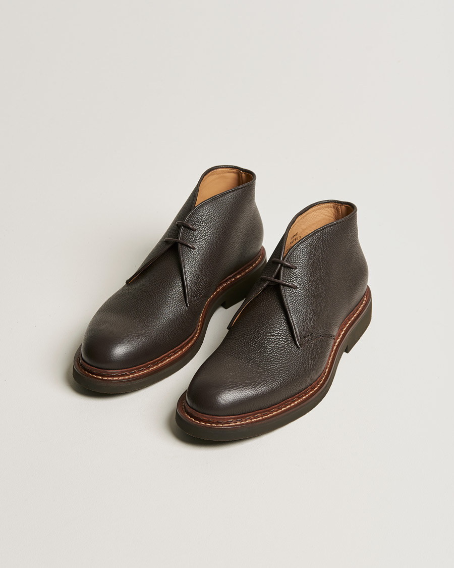 Heren | Heschung Genet Calf Chukka Boot Dark Brown | Heschung | Genet Calf Chukka Boot Dark Brown