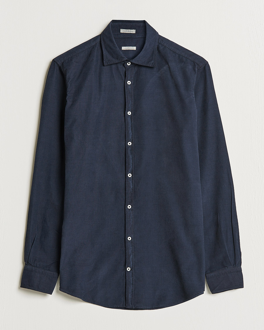 Homme | Chemises | Massimo Alba | Genova Watercolor Shirt Navy