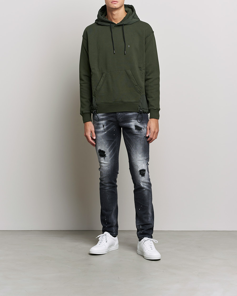 Heren | Jeans | Dondup | George Destroyed Jeans Grey/Black