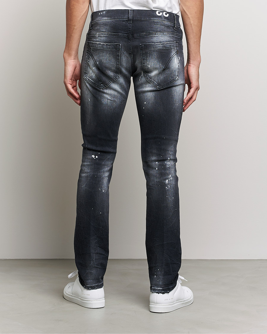 Heren | Jeans | Dondup | George Destroyed Jeans Grey/Black