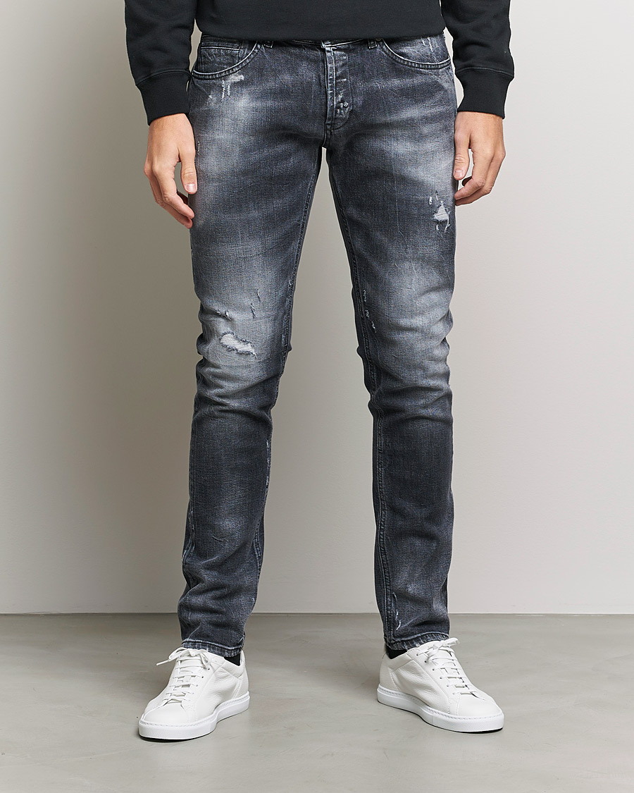 Homme | Jeans | Dondup | George Destroyed Jeans Grey/Black