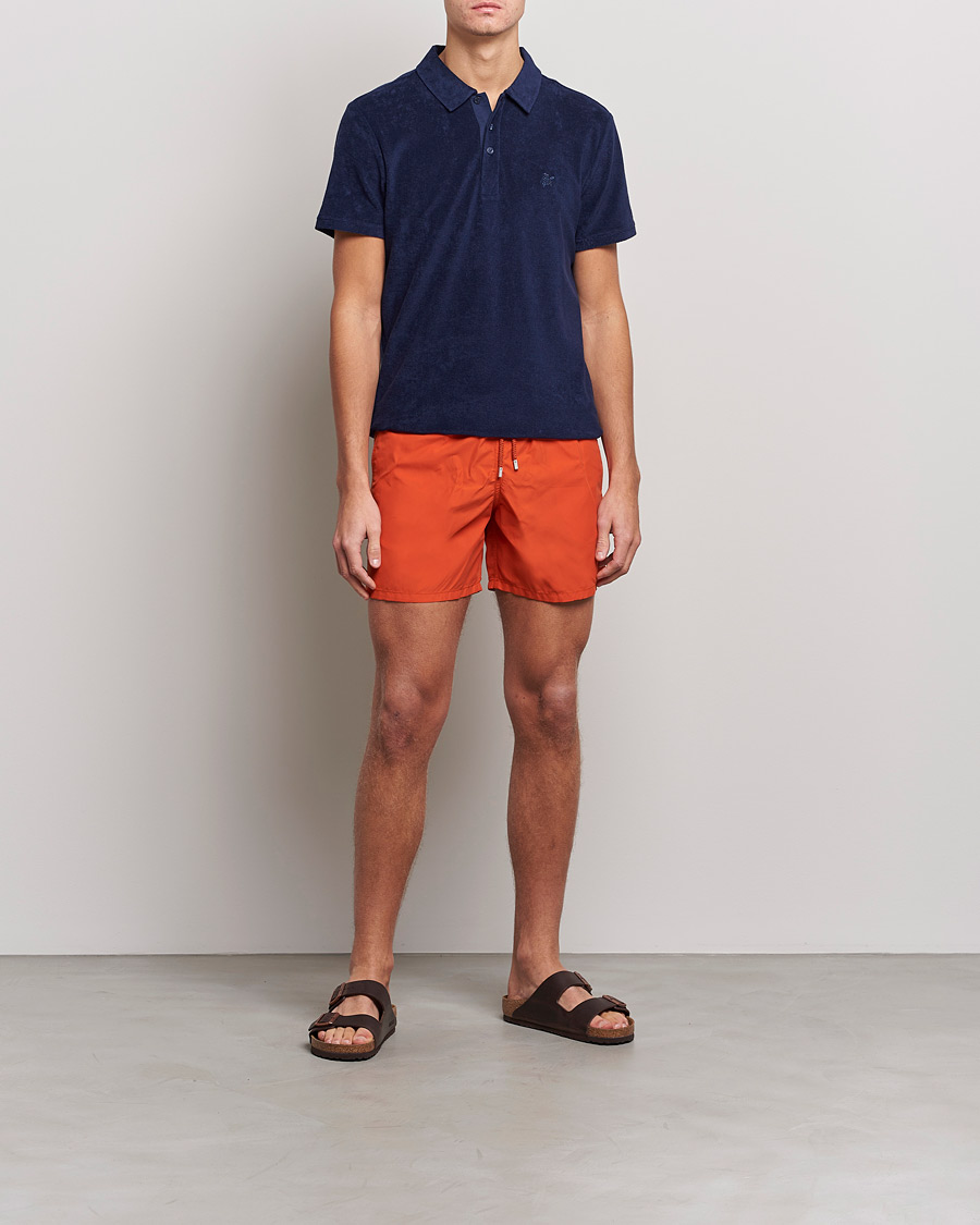 Homme | Maillots De Bain | Vilebrequin | Moorea Swim Shorts Rouille